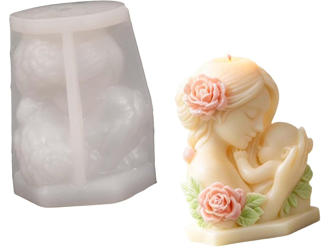 Buquê De Flores Feito De Silicone Macio, Ideal Para Trabalhos Em Resina E Para Entusiastas De Artesanato.