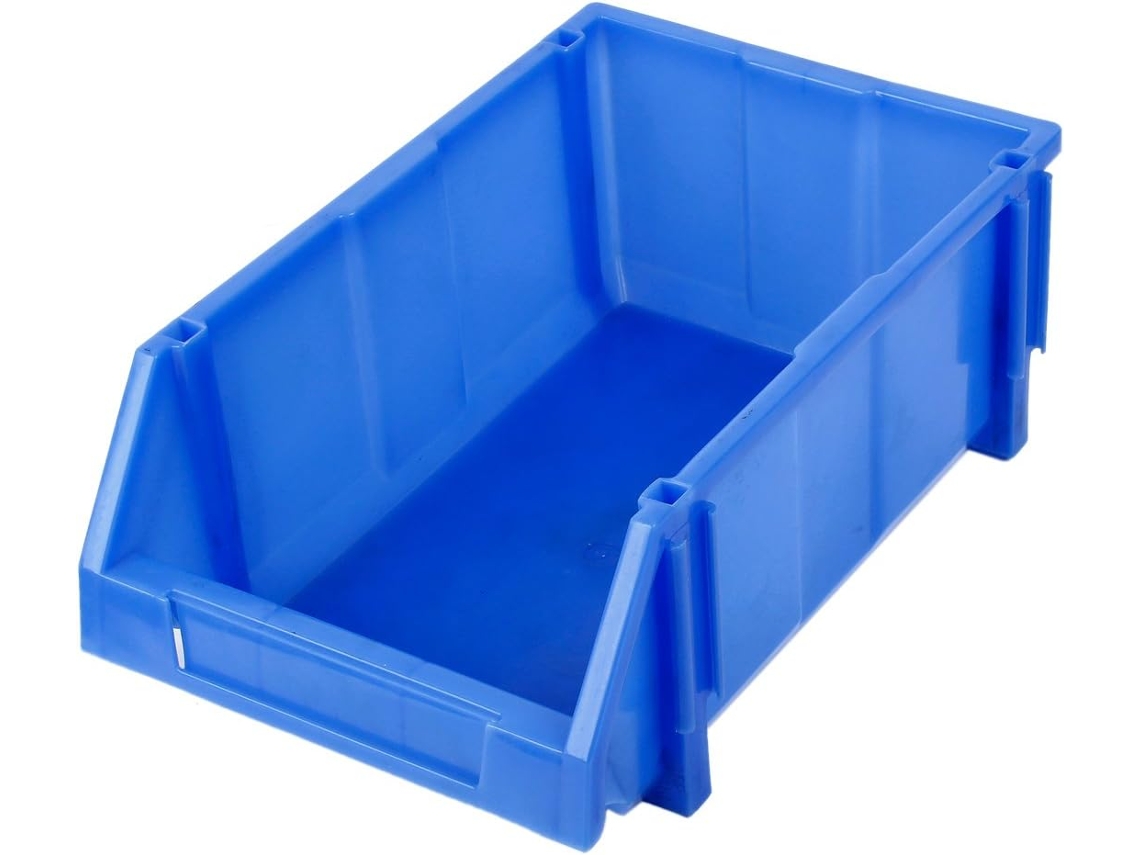 Suporte empilhável CHABERLU para oficina, azul, com 4 suportes