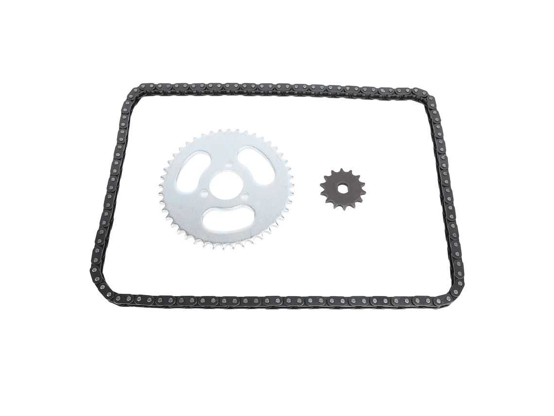 Kit de Piñón e Corrente 420, 10mm, 10t dianteiro, 41t traseiro, 76 Elos, para Motocicleta