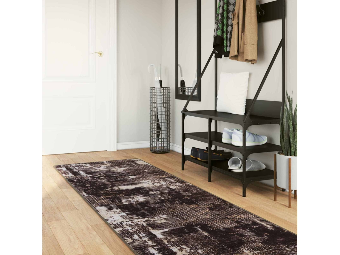 Vidaxl Passadeira Marsa Preto 100 X 450 Cm Poliéster E Pvc