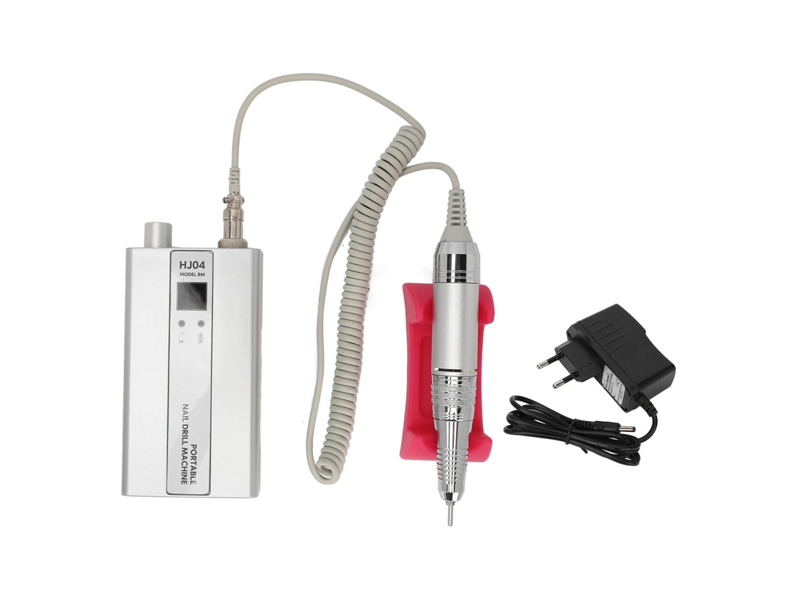 Máquina De Lixa De Unhas Elétrica 30000rpm Rotação Cw Ccw Polimento E Lixa 100‑240v Plugue Eu