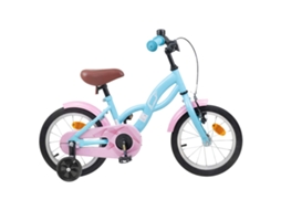 Vidaxl Bicicleta Infantil 16 Polegadas Para Crianças De 4 A 6 Anos