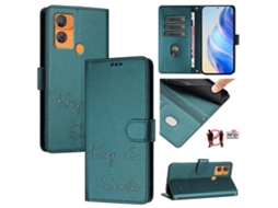 Capa De Couro Para Celular Com Rfid E Relevo Smile