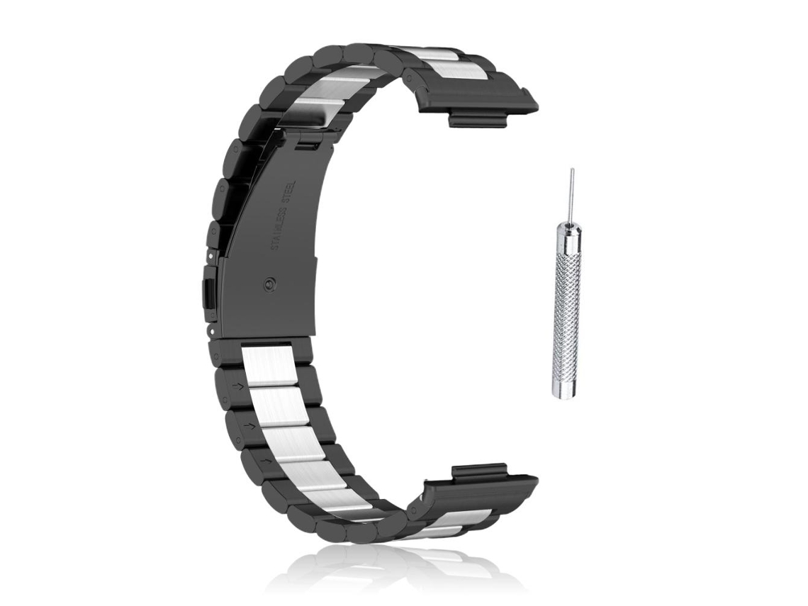 Mali bracelete de Substituição em Aço Inoxidável Compatível com Relógio Inteligente Huawei Watch Fit2