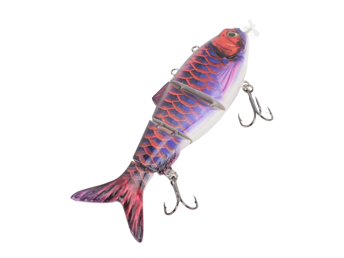 Isca Robótica de Pesca com Led e Propulsor Usb Recarregável