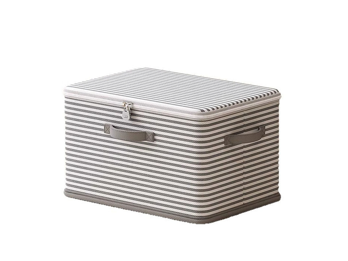 Caixa Organizadora Com Fechadura De Combinação, Grande Capacidade Para Guarda-roupa E Organização De Roupas, 45*30*30 Cm.