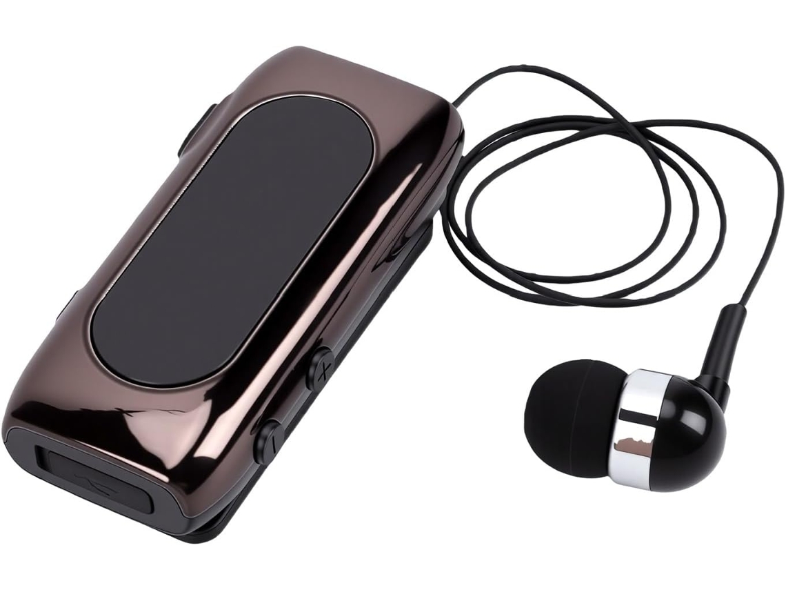 Fone De Ouvido Sem Fio Retrátil, Carregamento Rápido, Visor Led,