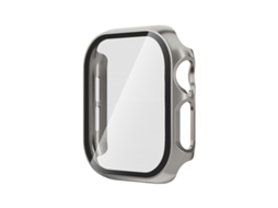 Capa para Apple Watch Series 11 42 Mm com Protetor de Tela de Vidro Temperado cinza XIAOMOYU
