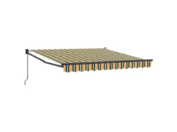 Conjunto 1 Toldo Externo Vidaxl Verde Poliéster (300 X 250 X 165 Cm)