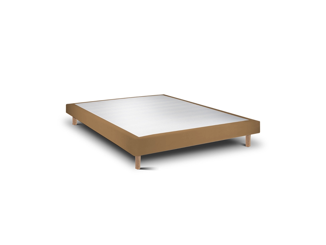 Sommier Rígido 15 Milano  Tabac Pés Redondos 190 X 90 Cm Altura 30 Cm Indream