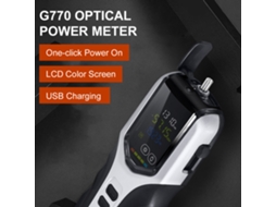 Medidor De Potência Óptica Portátil Recarregável -70~+3dbm 7 Comprimentos De Onda