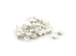 2 Peças Plugue Reto de 3 Pinos 2,0 mm Ph Branco CHABERLU