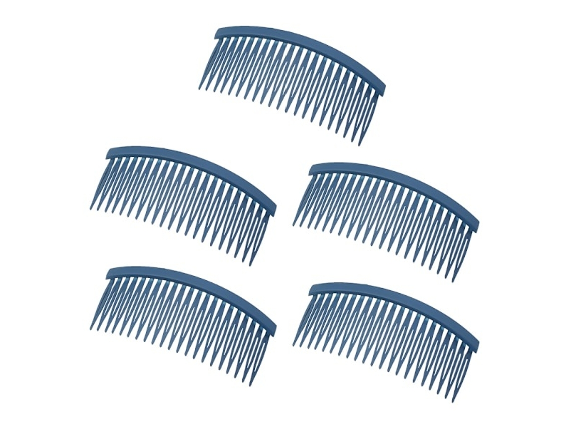 Pacote Com 5 Pentes De Cabelo Elysve Com Formato Compacto Para Pentear, Desembaraçar E Modelar Cabelo