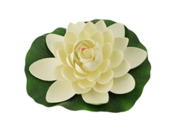 2026 flor de Loto Artificial Flutuante para Piscina e Estanque Decoração de Plantas Falsas de Espuma