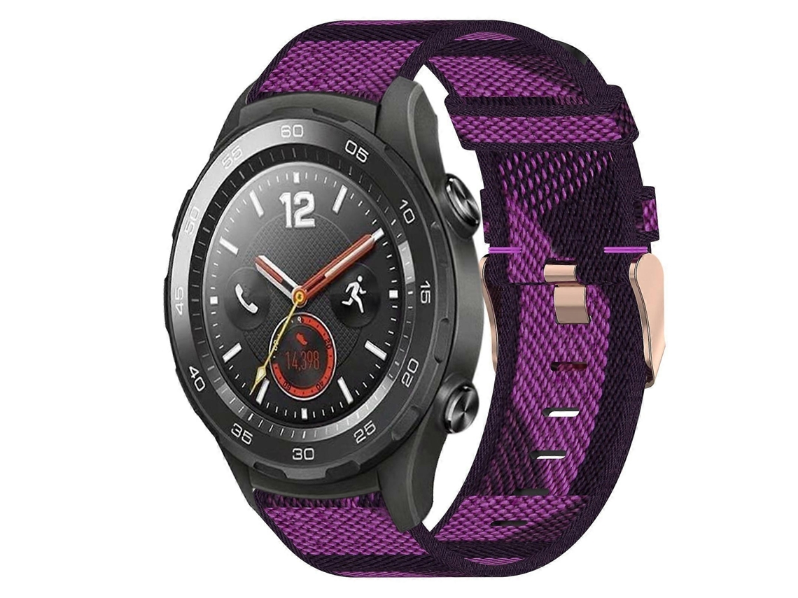Pulseira De Nylon Trançado De 20 Mm Para Huawei Watch 2