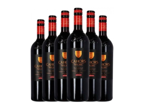 Vinho CALVET Malbec Cahors Crianza (0.75 L - 6 Unidades)