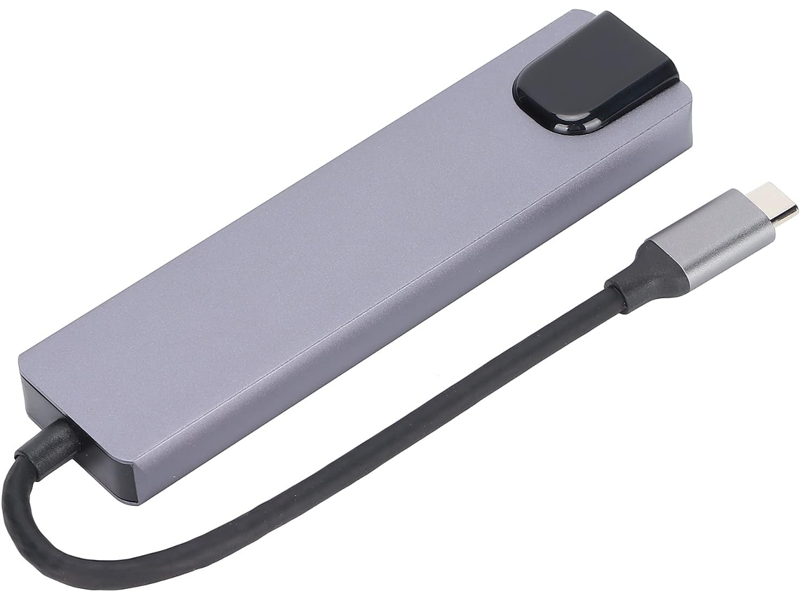 Docking Hub 5 Em 1 Com Expansão Usb, Suporte Para Vídeo 4k E