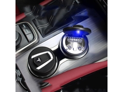 Cinzeiro Para Carro Para Tesla Model 3/y/s/x, Multifuncional Removível Com Tampa E Acessórios De Iluminação.