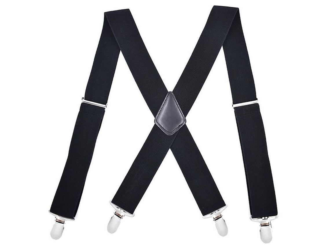 Tirantes Elásticos Para Moto De 5cm Preto Ajustáveis Com Clips De Metal Duráveis Unissex
