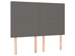 Headboard, Headboards Vidaxl Cinzeto Couro Artificial (144 Cm)