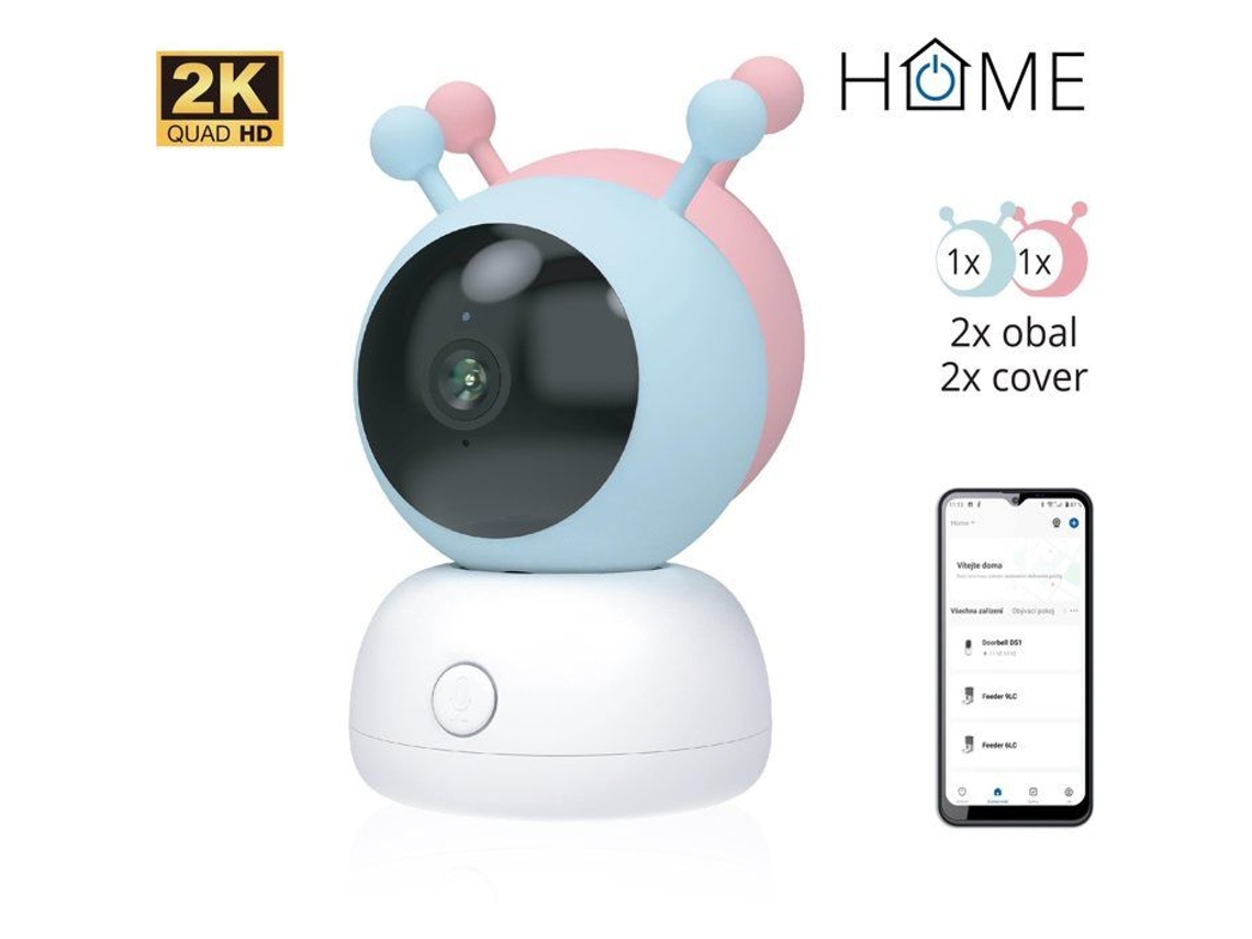 Monitor de bebê Iget Home CS2 com câmera giratória