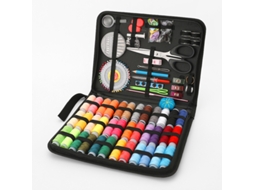 Kit de Costura com 36 Pçs, Kit Completo de Acessórios de Costura com Bobinas, Linhas e Ferram., Estojo Viagens, Iniciantes AQUAFORGE