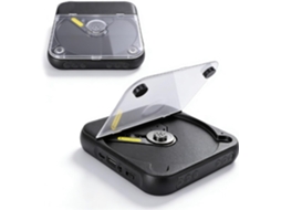 Leitor De Cd Portátil Licaevey Com Duas Caixas Som Estéreo, Fones De Ouvido Recarregáveis Bluetooth 5 3, Tela Lcd Para