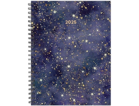 Livro Starry Night 2025 6.5 X 8.5 Softcover Weekly Planner de Willow Creek Press (Inglês)