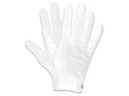 E.L.T. Luvas Equitação Knit Cotton Picot Branco Le.L.T.