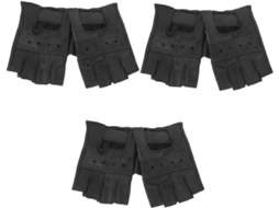 Toddmomy Conjunto Com 3 Pares De Luvas Esportivas, Luvas De Treino Air Para Homens, Luvas Confortáveis De Meio Dedo Para