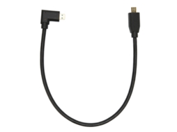 Aetheria cabo de Interface Multimídia Hd Micro Macho para Macho 8k 60hz Od4.0mm Right Elbow