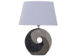 Candeeiro de Mesa DRW (Cinzento - Cerâmica - 32x20x44 cm)