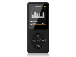 Minirreprodutor De Música Portátil, 1,8 Polegadas - Preto (versão Em Inglês)
