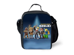 Lancheira Térmica Roblox para Meninos e Meninas, Lancheira Reutilizável para Piquenique Escolar, Ótima para Lanches Q Aquaforge