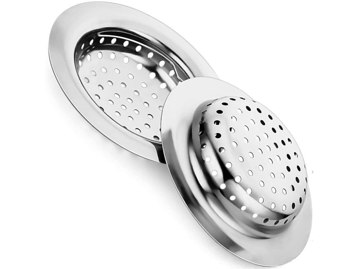 Filtros de Desagüe de Aço Linjou, 11cm, 2 Piezas | S/MARCA