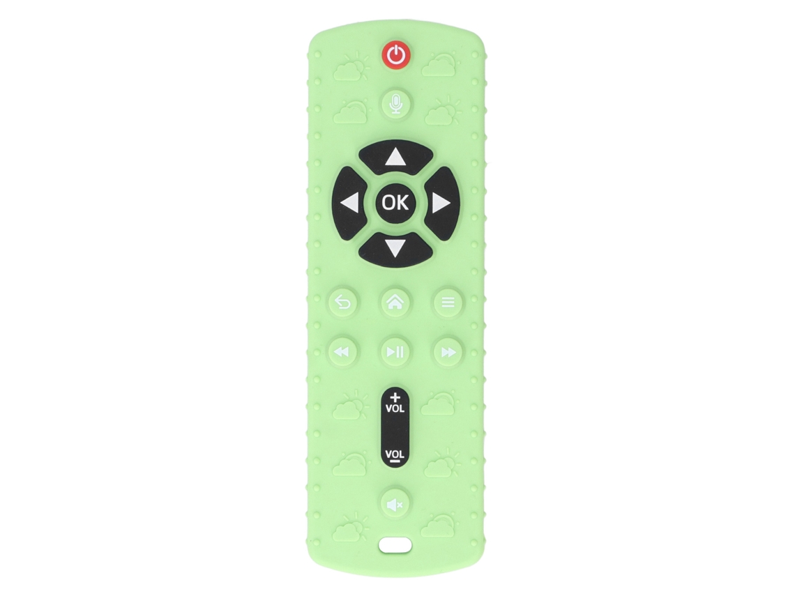 Brinquedo De Mordida Para Bebê Em Forma De Controle Remoto De Tv, Silicone, Sensorial