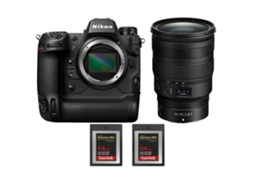 Z9 + Z 24 70mm F/2.8 S + 2 Sandisk 64gb Extreme Pro Cfexpress Type B Máquina Fotográfica Profissional + Ebook Pricedirect NIKON