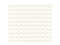 100 Clips De Papel Com Lábios Dourados Eletroplatados Para Escritório E Classificação De Arquivos