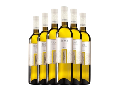 Vinho branco MARGHERITA & ARRIGO BIDOLI Sauvignon Branca Friuli Grave (0.75 L - 6 Unidades)