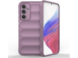 Capa Hexinyigjly Silicone Para Samsung Galaxy S26 Plus, Com Revestimento Interior Em Microfibra Anti-riscos Roxo