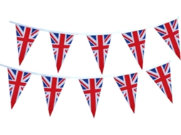 Corrente de Flâmulas, Faixa Decorativa Feita de Poliéster com a Bandeira Nacional Britânica, 1 Peça. Bandeiras CHABERLU