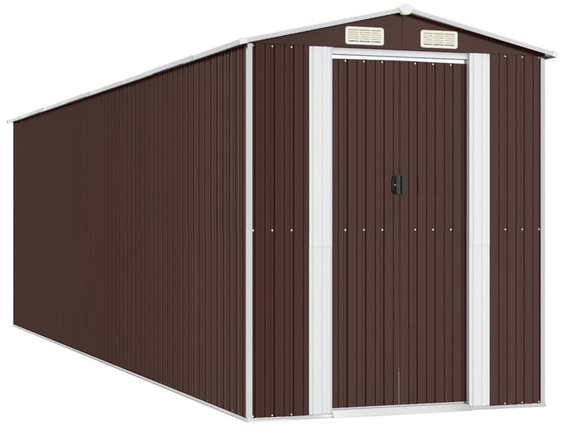 Garden Shed, Garden Sheds Vidaxl Marrom Aço (192 X 689 X 223 Cm)