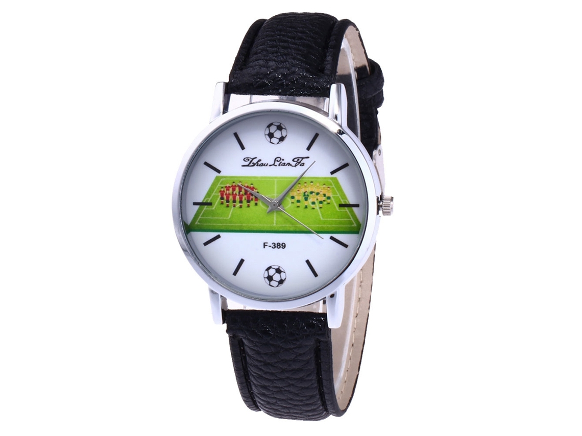 Relógio de Moda Zhoulianfa F 389a Pulseira de Couro Quartzo para Mulher Estilo Moderno