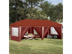 Vidaxl Tenda De Festa Pop-up 575 X 288 X 245 Cm Terracota