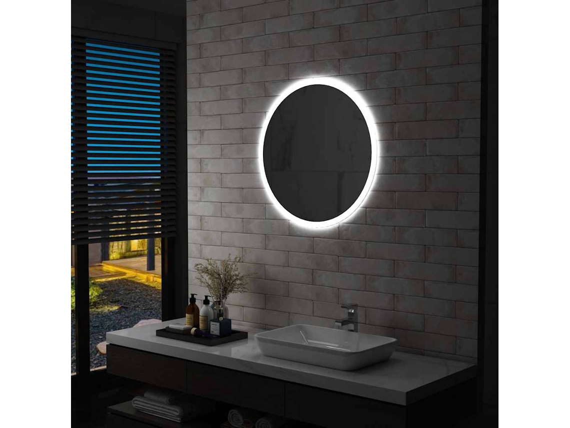 Vidaxl Espelho Led Para Casa De Banho 70 Cm