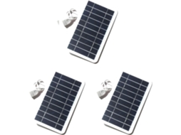 3 Painéis Solares Portáteis Usb de Alta Potência de 5v, À Prova D'água, para Uso Externo, em Caminhadas e Acampamentos Células Portáteis SFUSHOS