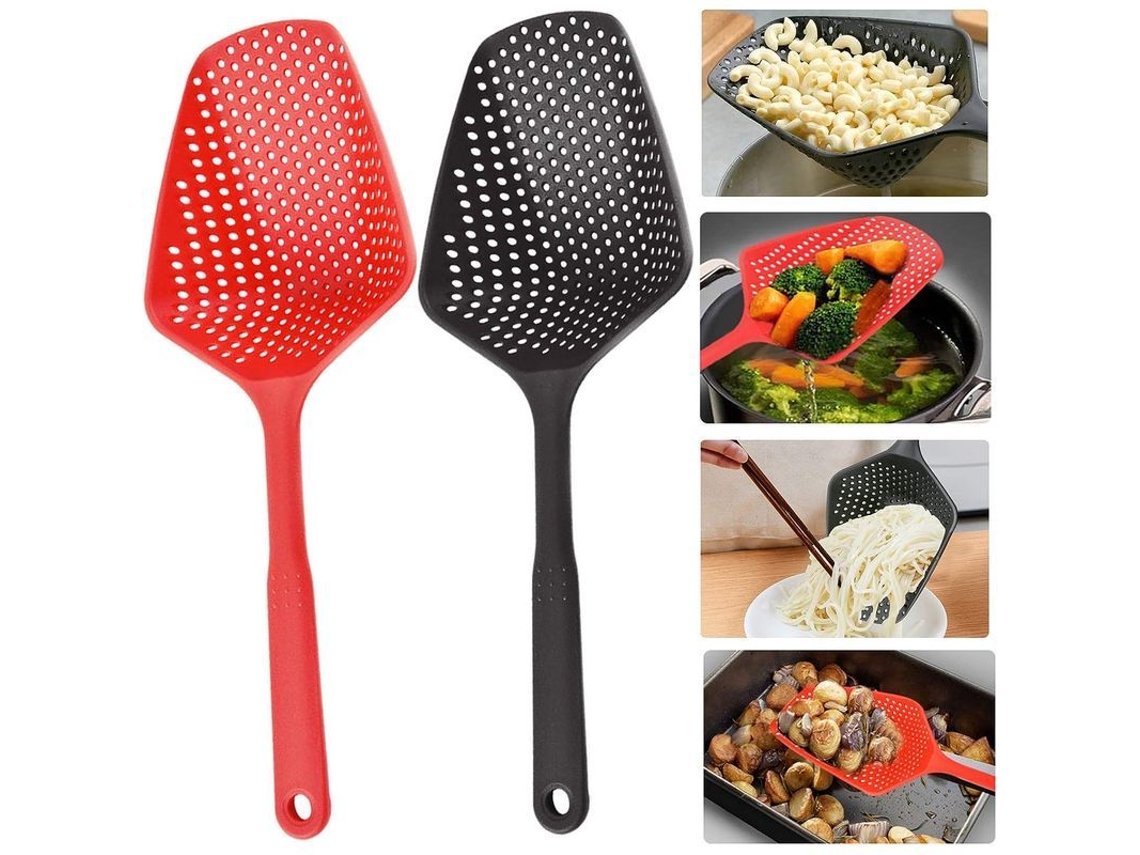 Colheres de Cozinha com Furos 34,29cm 2 Peças S/MARCA
