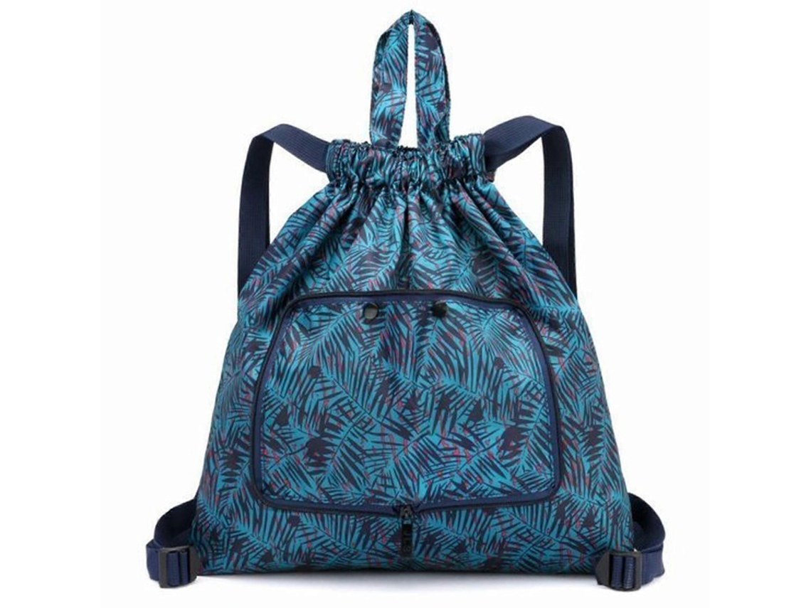Mochila Dobrável de Grande Capacidade para Compras e Viagens, Impermeável e com Cordão. GOKOCO