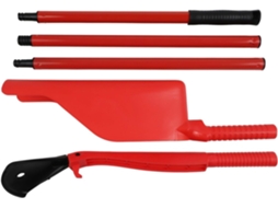 Kit De Limpeza Calhas Plástico Com Design Modular, Ferramenta Para