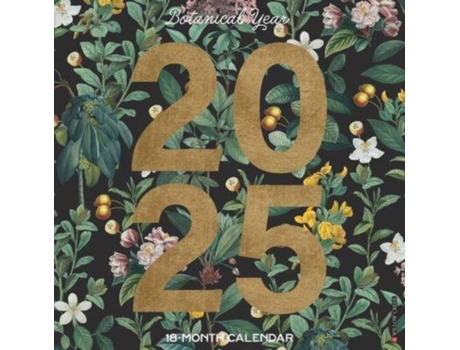 Livro Botanical Year 2025 12 X 12 Wall Calendar de Willow Creek Press (Inglês)